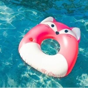 Squishmallows Fifi the Fox Inflatable Pool Float - Pink & White, New